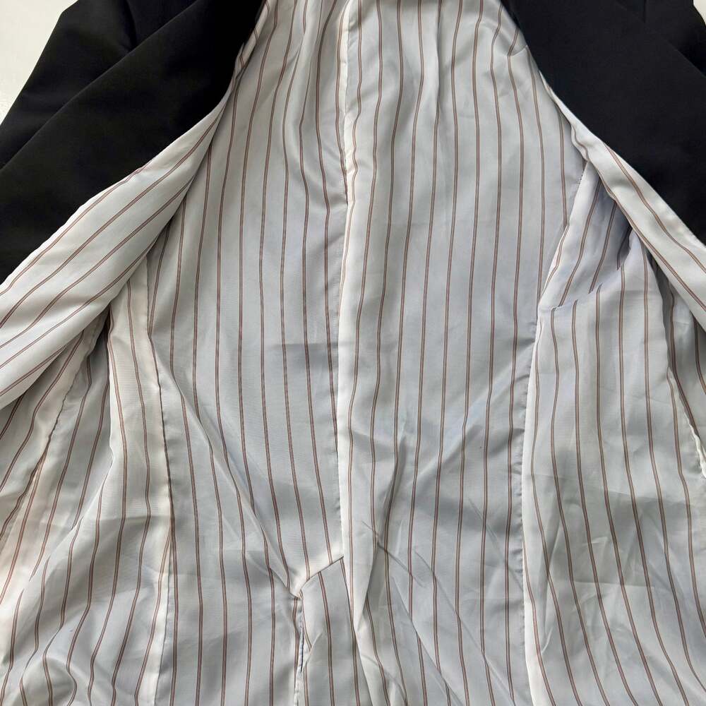 Zara Basic Collection Black One-Button Blazer Small - Picture 13 of 13